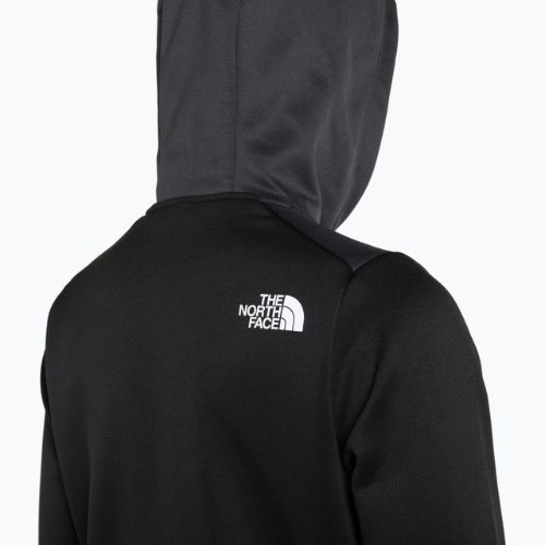 Női trekking pulóver The North Face Reaxion Fleece P/O Hoodie fekete/szürke NF0A7ZACKT01