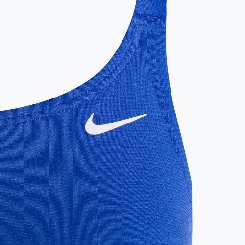 Női egyrészes fürdőruha Nike Hydrastrong Solid Fastback kék NESSA001-494