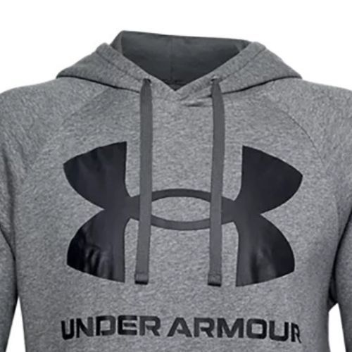 Under Armour férfi edzőpulóver Rival Fleece Big Logo HD sötétszürke 1357093-012