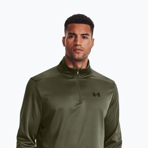 Under Armour Armour Fleece 1/4 Zip zöld férfi edzőpulóver 1373358