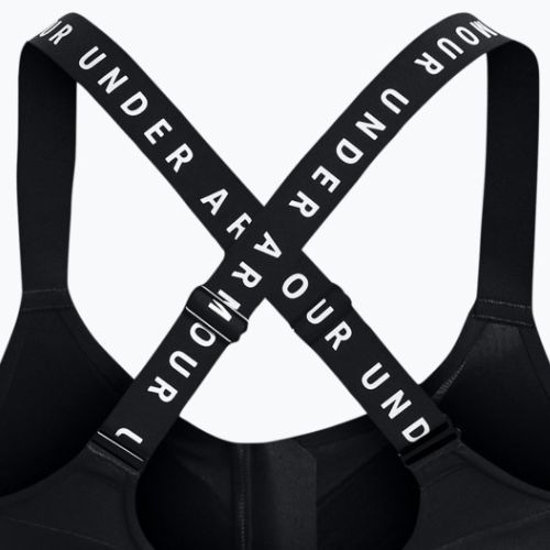 Under Armour Infinity High Bra Zip fitness melltartó fekete 1373860