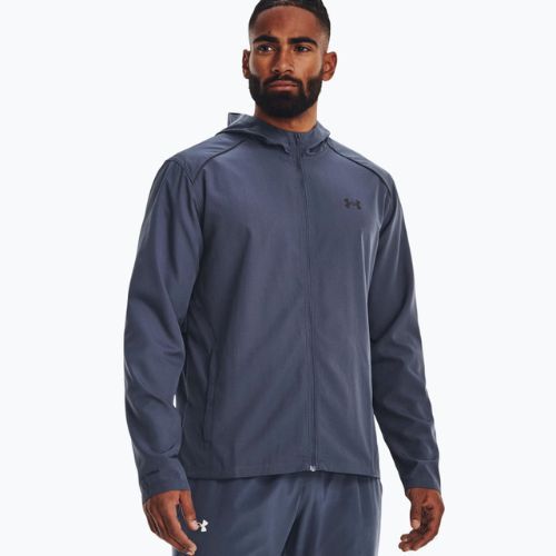 Férfi Under Armour Storm Run kapucnis kék futódzseki 1376795