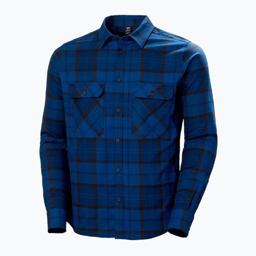 Helly Hansen férfi Lokka Organic Flannel LS kék/fekete ing 62731_755