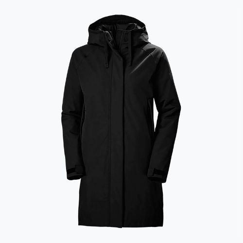 Női télikabát Helly Hansen Mono Material szigetelt esőkabát fekete 53652_990