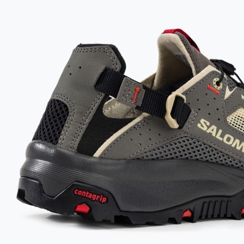 Férfi túracipő Salomon Techamphibian 5 pewter/moth/fiery red