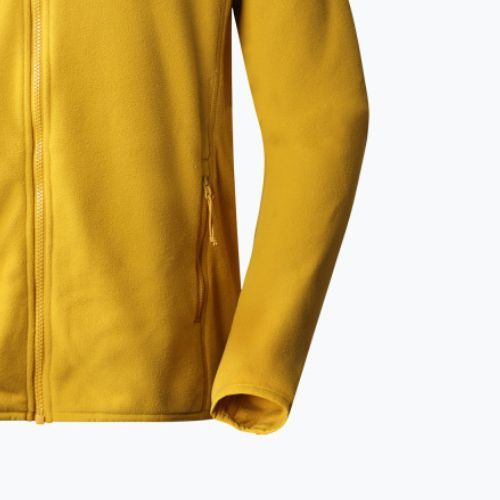 Férfi fleece pulóver The North Face 100 Glacier FZ sárga NF0A5IHQH9D1