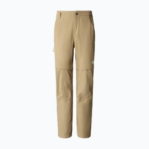 Női trekking nadrág The North Face Exploration Conv Reg Reg Straight bézs NF0A7Z97PLX1