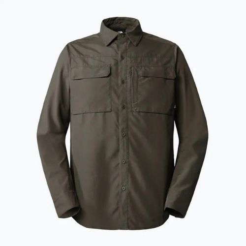 Férfi túraing The North Face Sequoia LS zöld NF0A4T1821L1