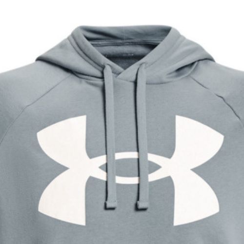 Under Armour férfi kapucnis pulóver Rival Fleece Big Logo HD szürke 1357093-465