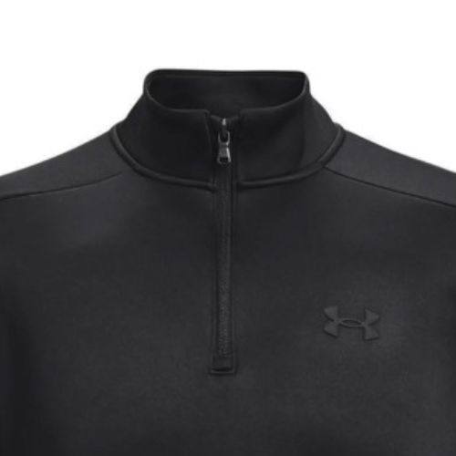 Under Armour Armour Armour Fleece 1/4 Zip férfi edzőpulóver fekete 1373358-001