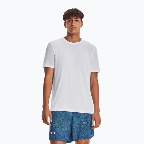 Under Armour Seamless Stride férfi futópóló fehér 1375692