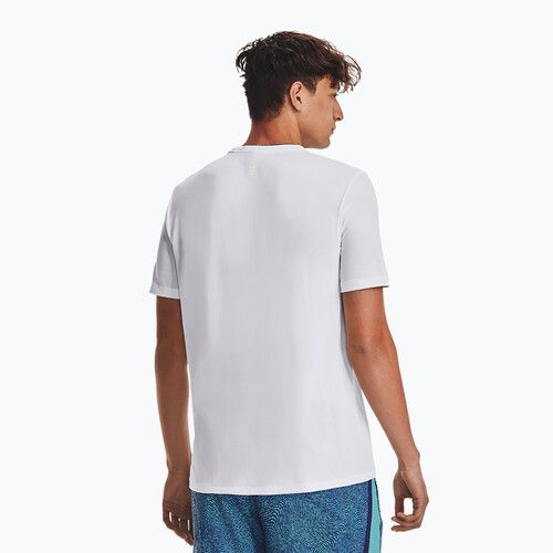 Under Armour Seamless Stride férfi futópóló fehér 1375692
