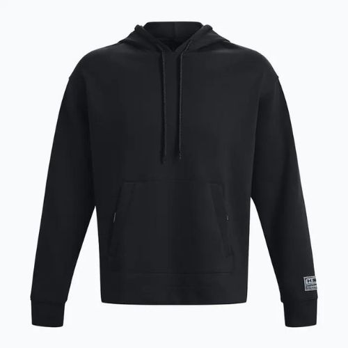Under Armour Summit Knit Hoodie tréning pulóver fekete 1377173