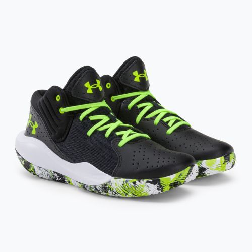 Under Armour Jet '21 férfi kosárlabda cipő fekete-fehér 3024260