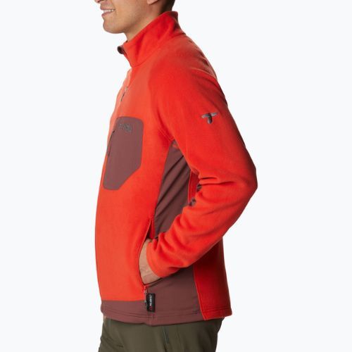 Columbia férfi Titan Pass 2.0 II fleece pulóver piros 1866422839