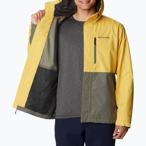 Columbia férfi Hikebound esőkabát sárga-zöld 1988621