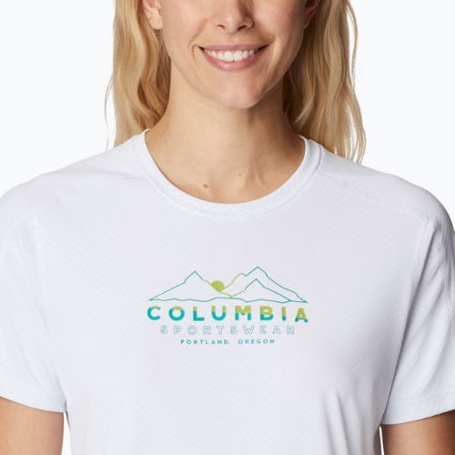 Columbia női Zero Rules Graphic Crew trekking póló fehér 1991583101