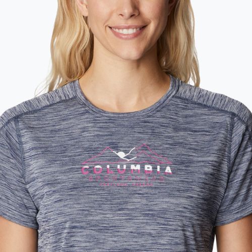 Columbia női Zero Rules Graphic Crew trekking póló szürke 1991583467
