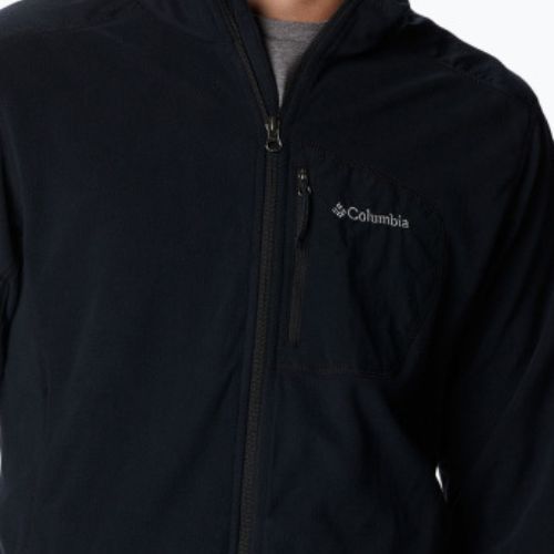 Columbia férfi Klamath Range Full Zip trekking pulóver fekete 2013604