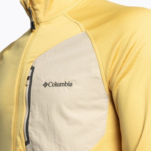 Columbia férfi Triple Canyon Full Zip trekking pulóver sárga 2031311