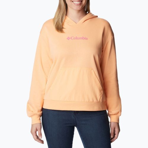 Női Columbia Logo III francia frottír trekking pulóver narancssárga 2032871812