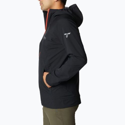 Columbia Platinum Peak férfi softshell kabát fekete 2034431010