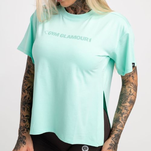 Női tréning póló Gym Glamour Glamour Glamour Mint 420