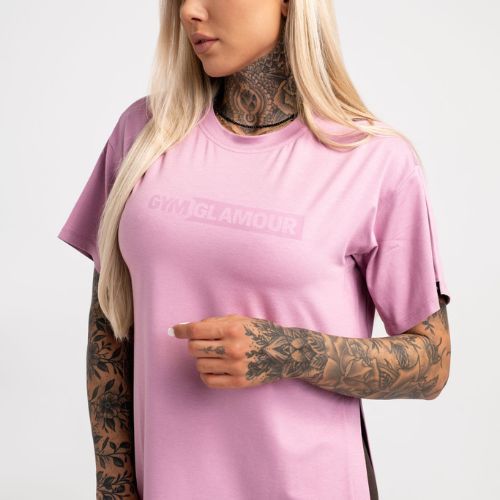 Női tréning póló Gym Glamour Glamour Pink 418