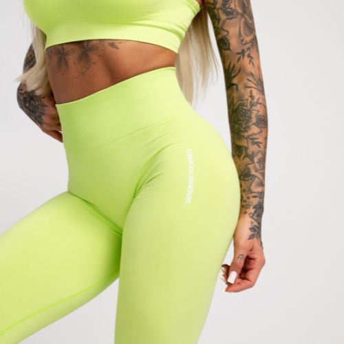 Női edzés leggings Gym Glamour Compress Apple 453