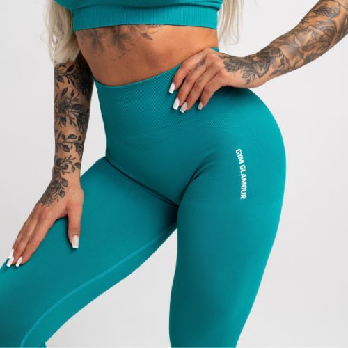 Női edzés leggings Gym Glamour Compress Juicy Jungle 457