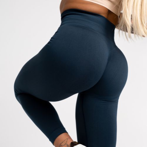 Női edző leggings Gym Glamour Flexible Dark Sea 431