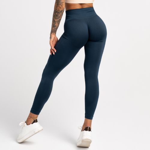 Női edző leggings Gym Glamour Flexible Dark Sea 431