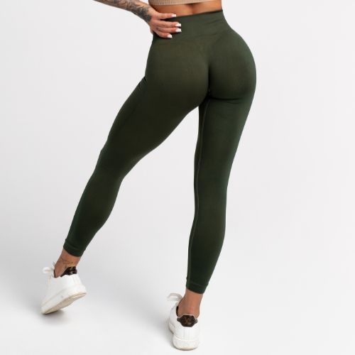 Női edző leggings Gym Glamour Flexible Khaki 430