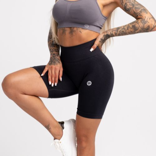 Női edzőnadrág Gym Glamour Flexible Anthracite 435