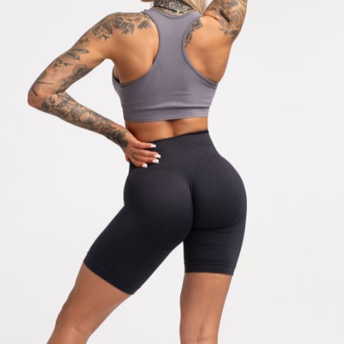 Női edzőnadrág Gym Glamour Flexible Anthracite 435