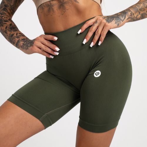 Női edzőnadrág Gym Glamour Flexible Khaki 436