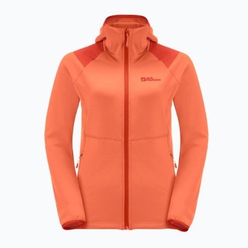 Jack Wolfskin női túrakabát Kolbenberg kapucnis FZ narancssárga 1711071