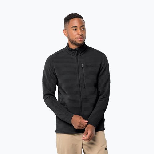 Jack Wolfskin férfi Modesto trekking pulóver fekete 1706483