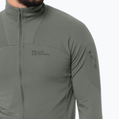 Jack Wolfskin férfi túrakabát Prelight FZ zöld 1711001