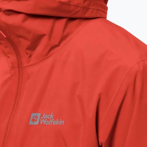 Jack Wolfskin férfi Pack & Go Shell esőkabát piros 1111503_2193_005