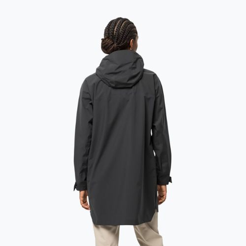 Jack Wolfskin női esőkabát Goldgewann Parka fekete 1115731_6350_002