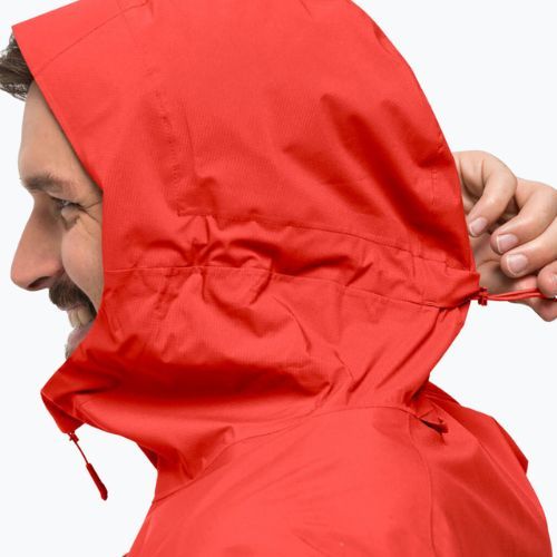Jack Wolfskin férfi esőkabát Elsberg 2.5L piros 1115881_2193_003