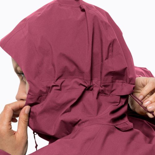 Jack Wolfskin női esőkabát Elsberg 2.5L piros 1115951_2198_005