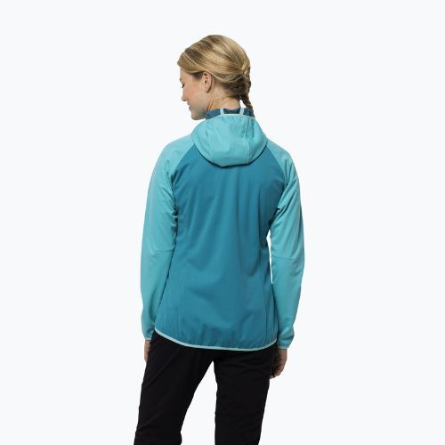 Jack Wolfskin női Go Hike Softshell kabát kék 1306862