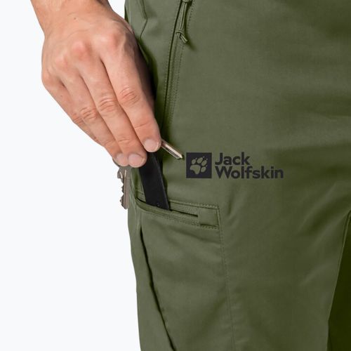 Jack Wolfskin Activate Tour férfi softshell nadrág zöld 1507451