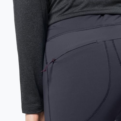 Női trekking leggings Jack Wolfskin Salmaser harisnyanadrág szürke 1507781