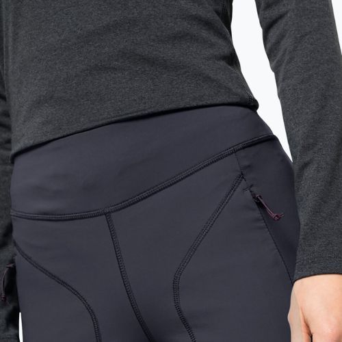 Női trekking leggings Jack Wolfskin Salmaser harisnyanadrág szürke 1507781