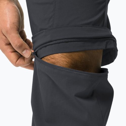 Férfi soft shell nadrág Jack Wolfskin Glastal Zip Away szürke 1508301
