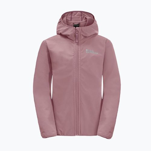 Jack Wolfskin gyermek softshell kabát Solyd rózsaszín 1609821