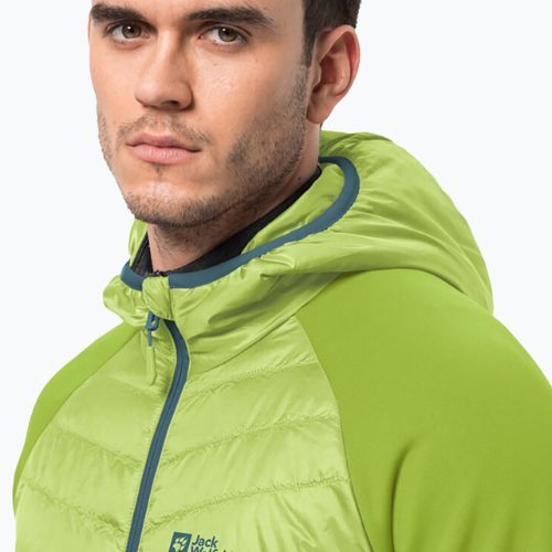 Jack Wolfskin férfi Routeburn Pro Hybrid kabát zöld 1710511